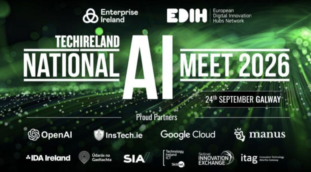 TechIreland National AI Meet 2026, 24 September, Galway.